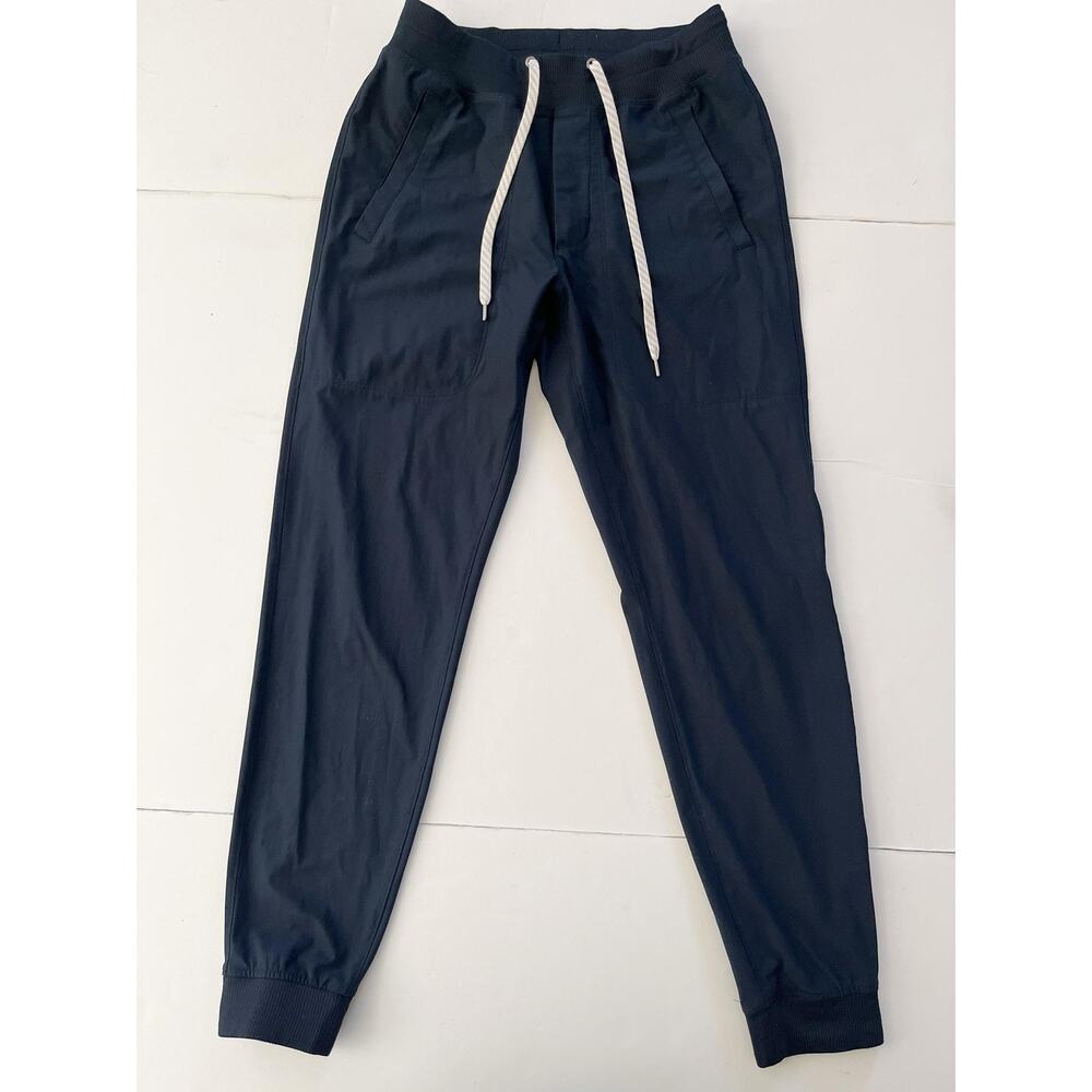 Vuori Jogger Pants Men S Blue 29 Inseam Lightweight Elastic Waist Travel Pockets